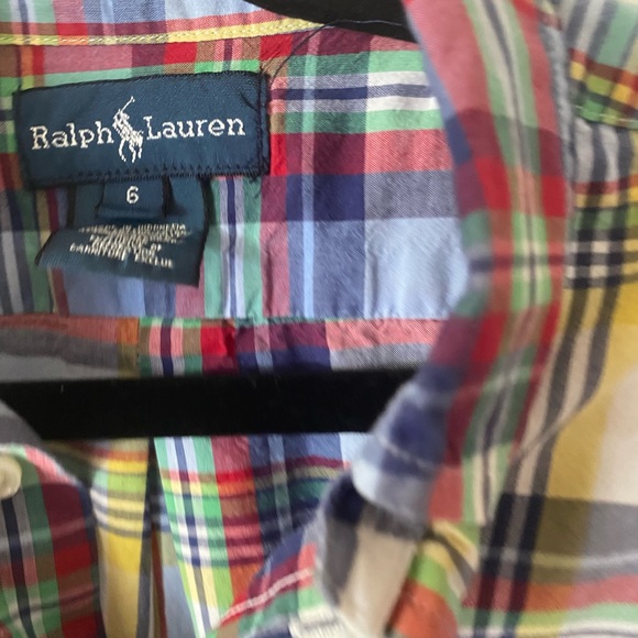 Ralph Lauren Dress Shirt button-down Size 6 - Picture 2 of 4
